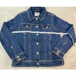 Kate Spade New York Denim Jacket Womens Small Button Front Blue NWOT